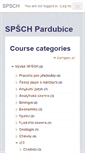 Mobile Screenshot of moodle.spsch.cz